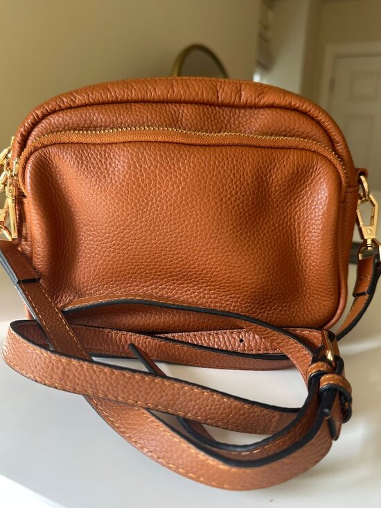 Pom Pom London Handbags - New Pom Pom London Brown Leather Crossbody